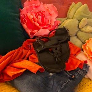 Euc black New York and Co. Sandals 6
